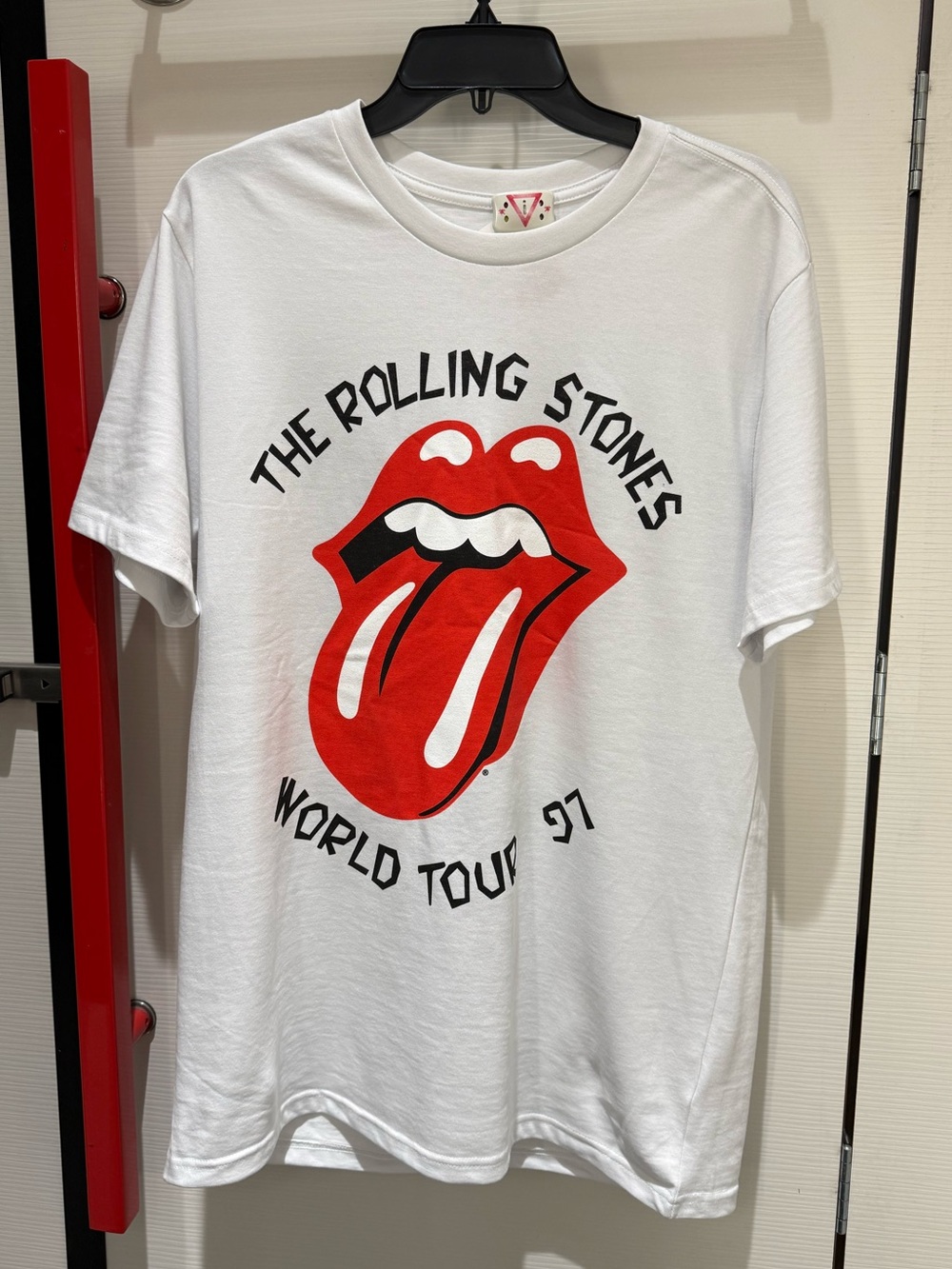 THE ROLLING STONES Retro World Tour ‘97 1997 Bridges to Babylon T-Shirt Men’s XL